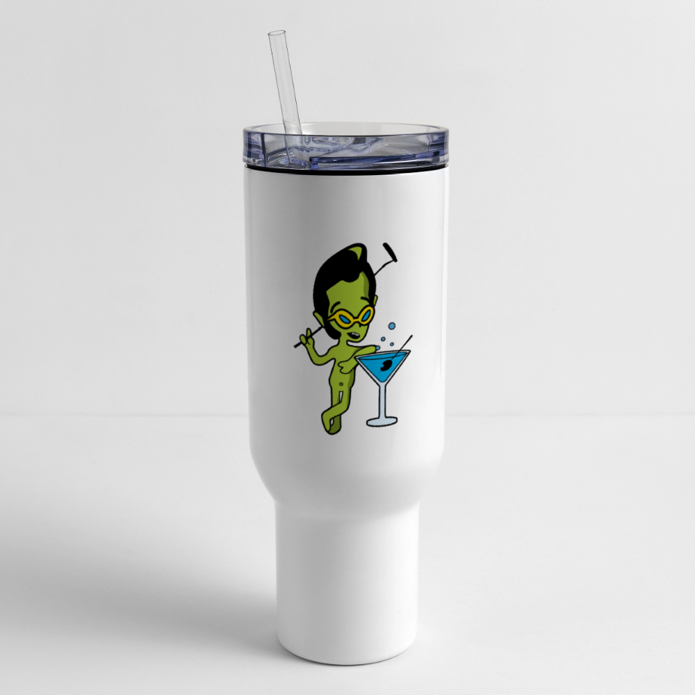 40 oz Travel Tumbler - white