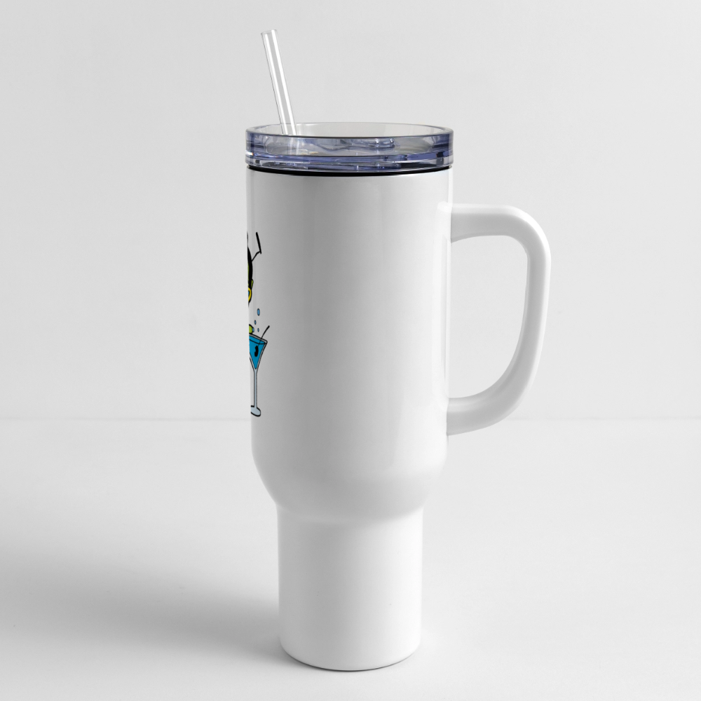 40 oz Travel Tumbler - white
