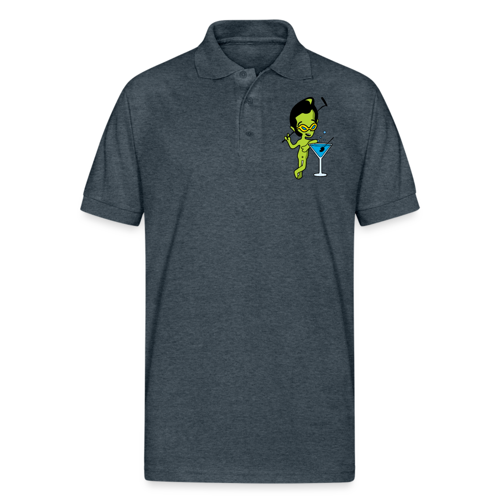 Syd Vegas Polo - deep heather
