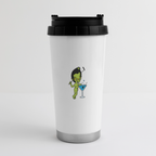 16 oz Travel Mug - white