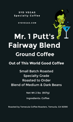 Mr. 1 Putt's FAIRWAY BLEND Coffee - 2 lb. Coarse Ground