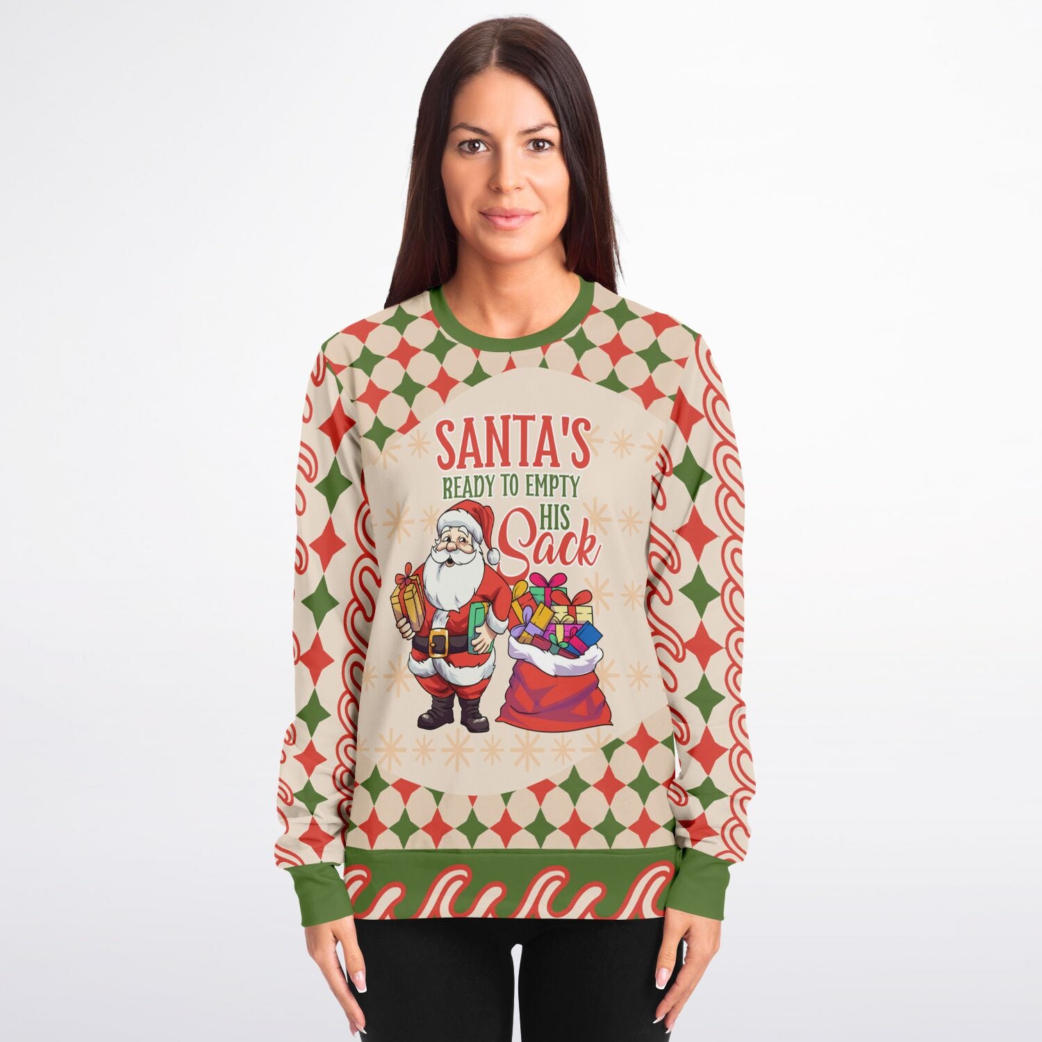 Santa’s Ready to Empty His Sack Sweatshirt