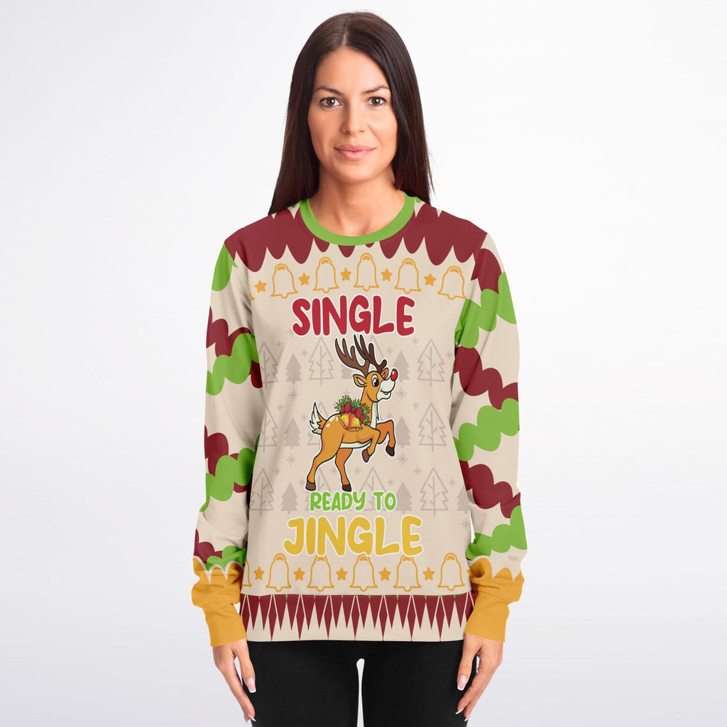 Single and Ready to Jingle Holiday Sweatshirt