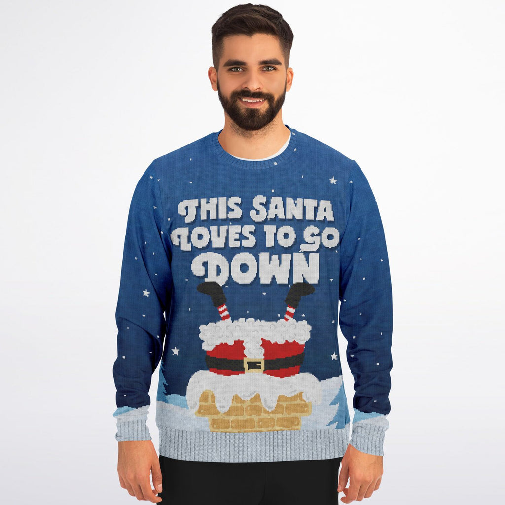 This Santa Loves To Go Down