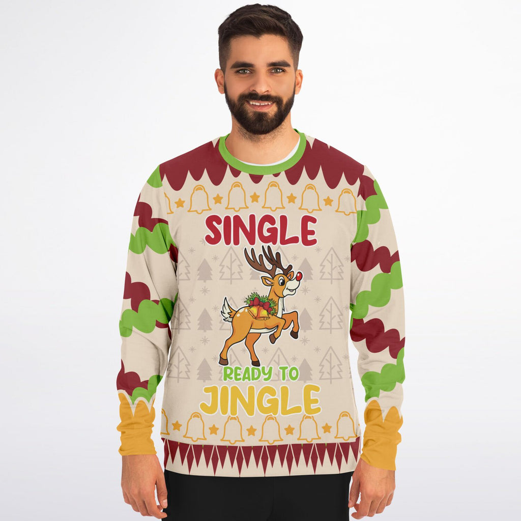 Single and Ready to Jingle Holiday Sweatshirt