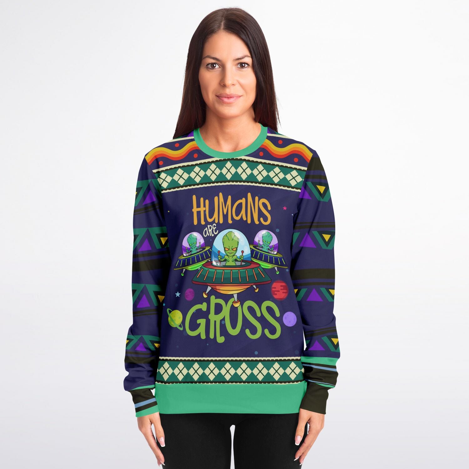 Humans Are Gross - Alien Humor Sweatshirt