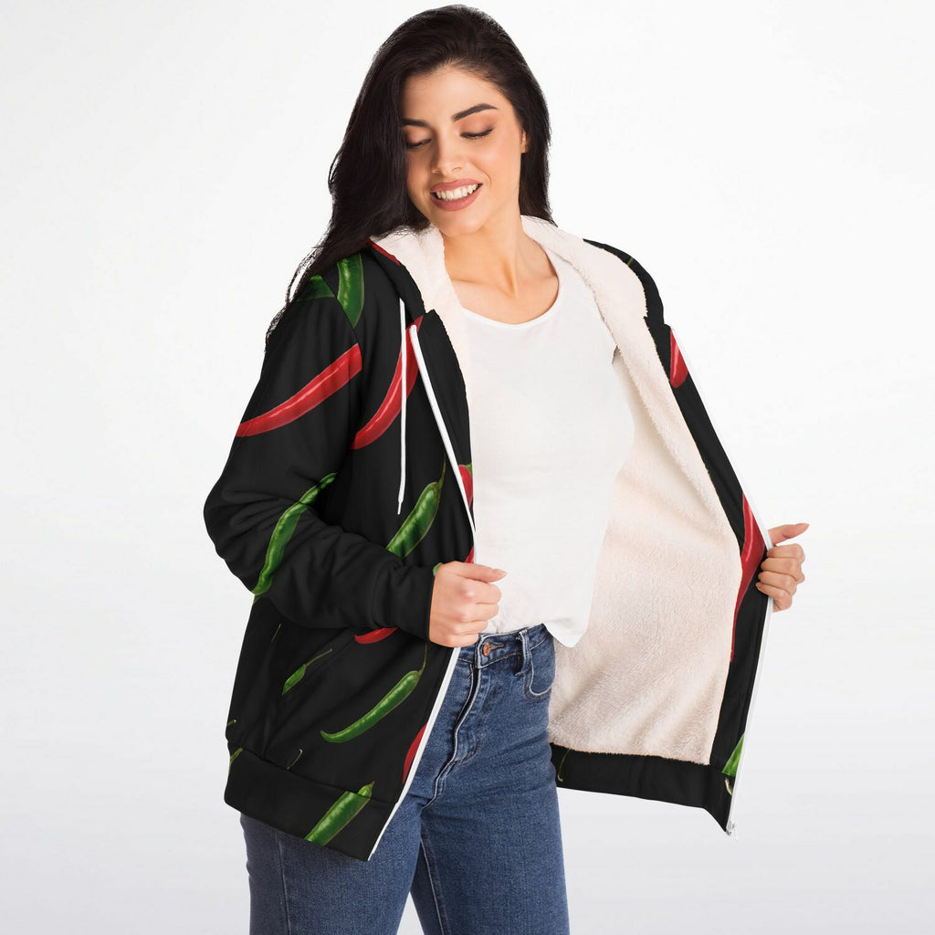 Poppin' Peppers Microfleece Hoodie