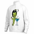 Heavyweight Oversized Quarter Zip Sweatshirt - AOP