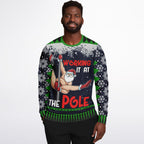 “Working It at the Pole” Funny Christmas Sweat