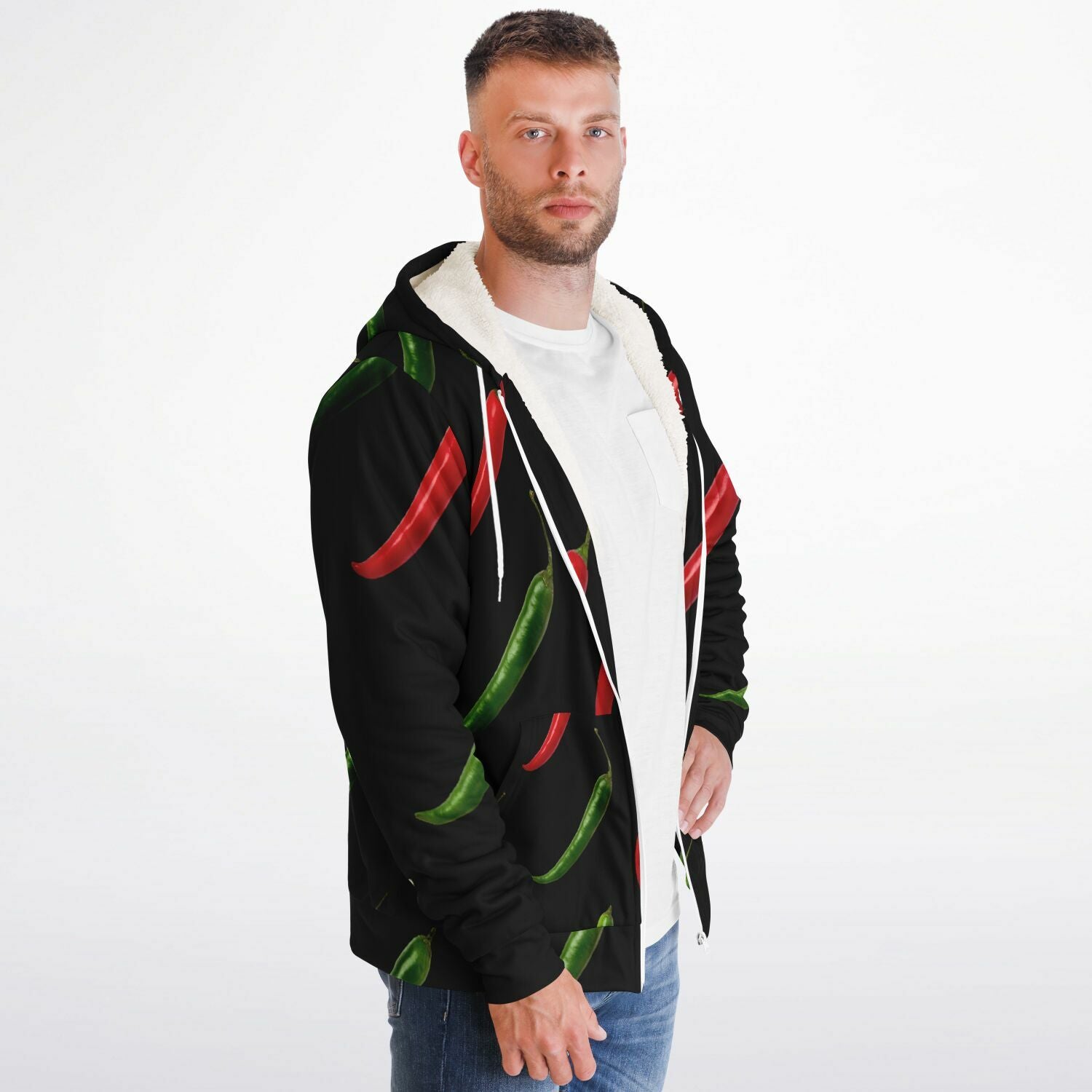 Poppin' Peppers Microfleece Hoodie